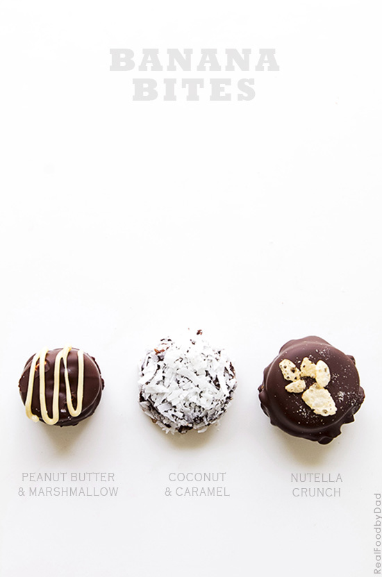 Grab the tips and tricks for making these chocolate covered banana bites | Real Food by Dad