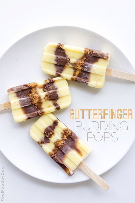 Butterfinger Pudding Pop | Real Food by Dad