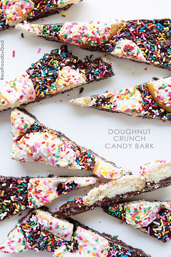 1 Doughnut Crunch Candy Bark by RealFoodbyDad
