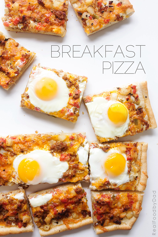 Breakfast Pizza via Real Food by Dad