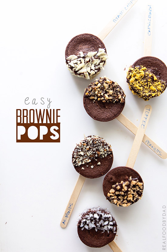 Easy Brownie Pop Recipe with Real Food by Dad