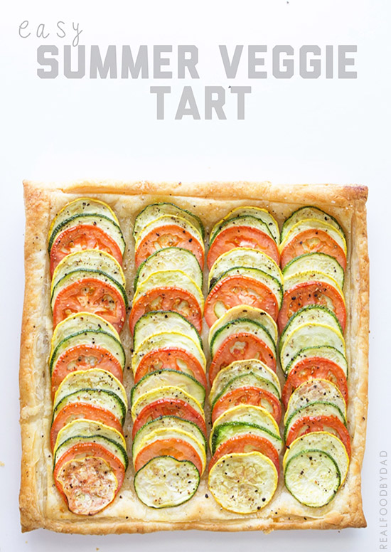 Easy Summer Veggie Tart by Real Food by Dad
