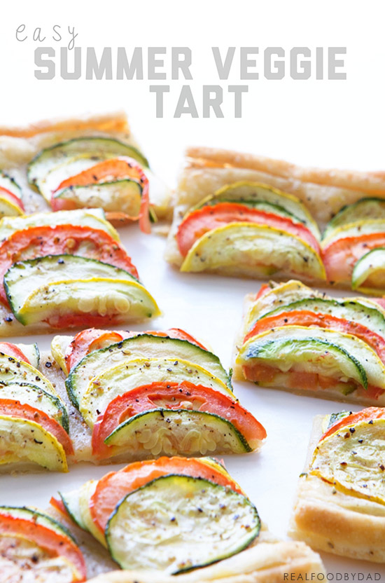 Easy Summer Veggie Tart from Real Food by Dad