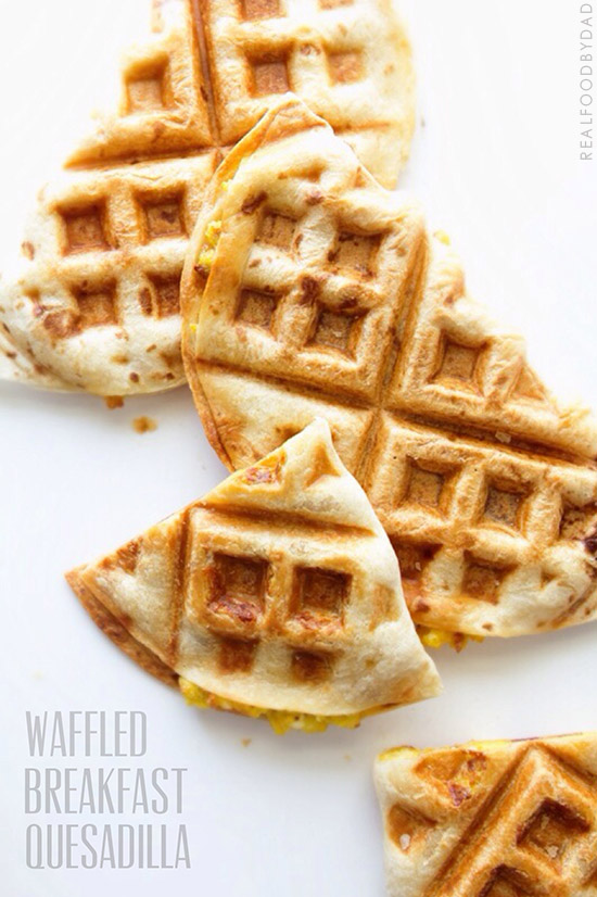 How to Make Quick and Easy Breakfast Quesadillas In a Waffle Maker