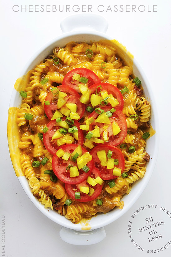 Cheeseburger Casserole by Real Food by Dad