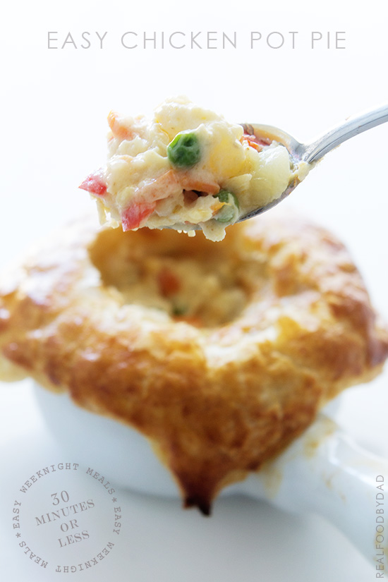 Easy Chicken Pot Pie with Real Food by Dad