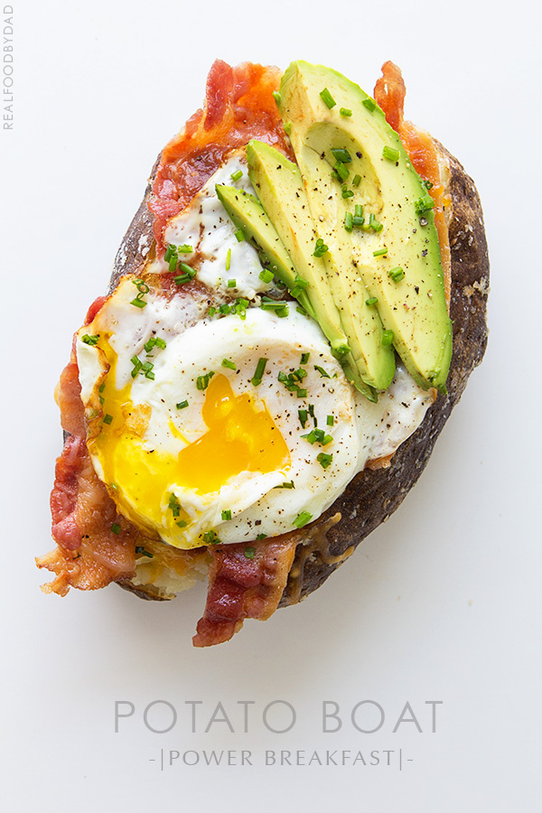 Power Breakfast Baked Potato from Real Food by Dad