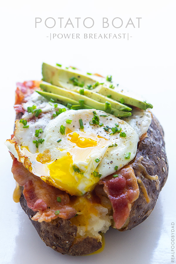 Power Breakfast Baked Potato via Real Food by Dad