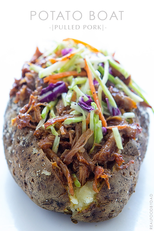 Pulled Pork Baked Potato via Real Food by Dad