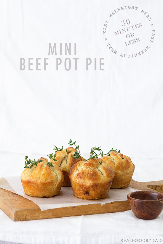 Mini Beef Pot Pie with Real Food by Dad
