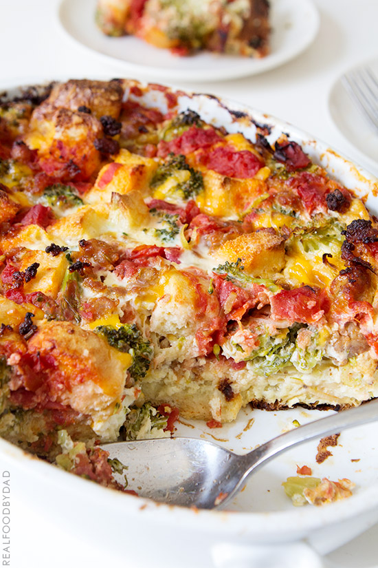 Sausage Breakfast Casserole from Real Food by Dad