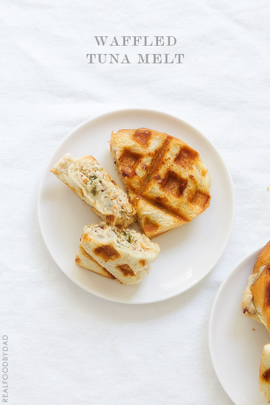 Waffled Tuna Melt from Real Food by Dad