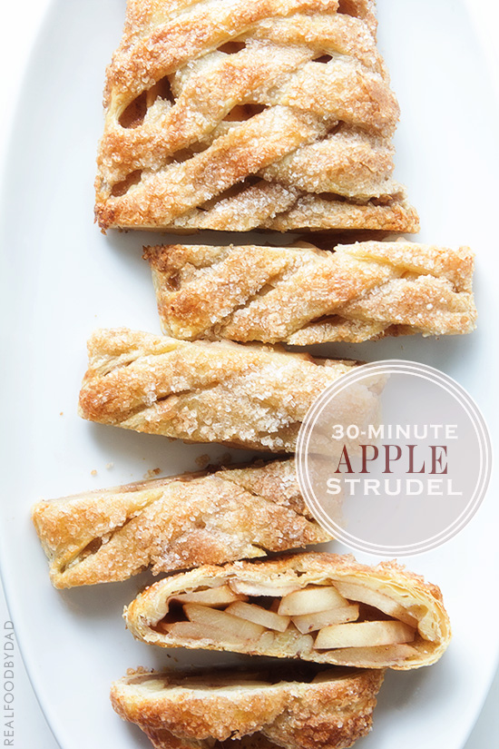 30-Minute Apple Strudel from Real Food by Dad