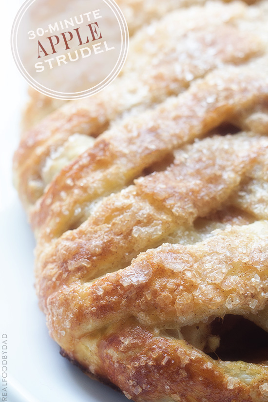 30-Minute Apple Strudel via Real Food by Dad