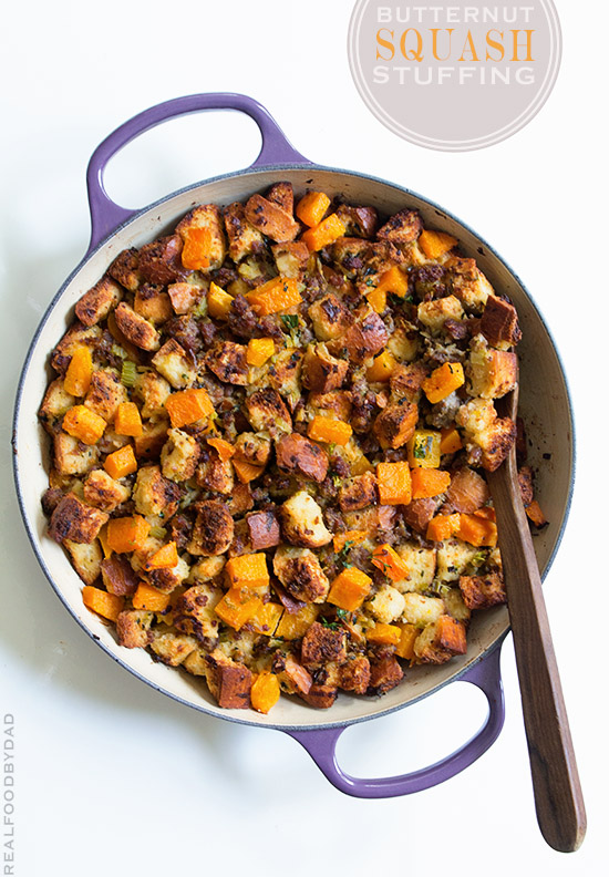 Butternut Squash Stuffing - Real Food by Dad