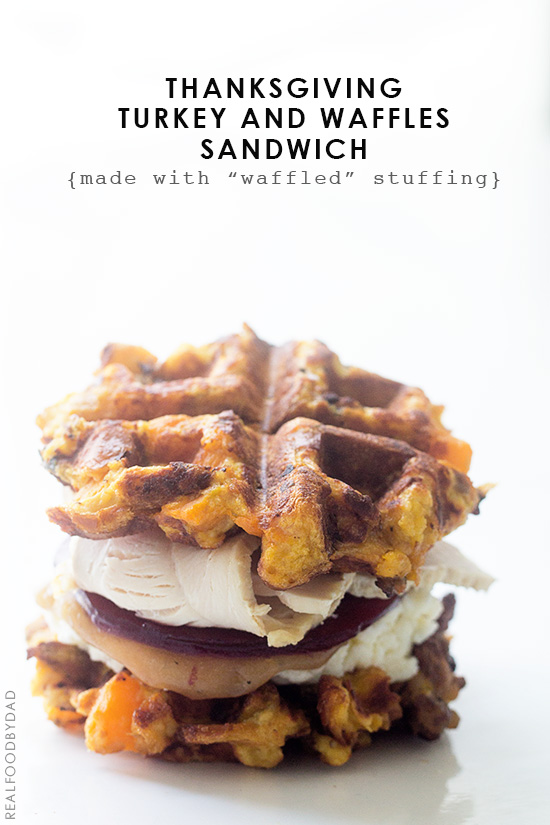 Turkey and Waffles Sandwich from RealFoodbyDad