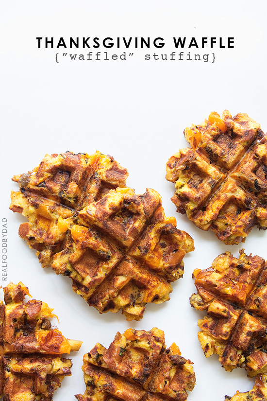 Waffled Stuffing via Real Food by Dad