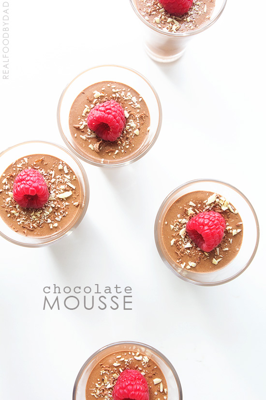 Chocolate Mousse with Real Food by Dad
