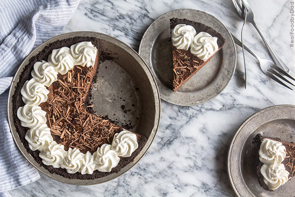 Chocolate and Peanut Butter Pie from Real Food by Dad copy