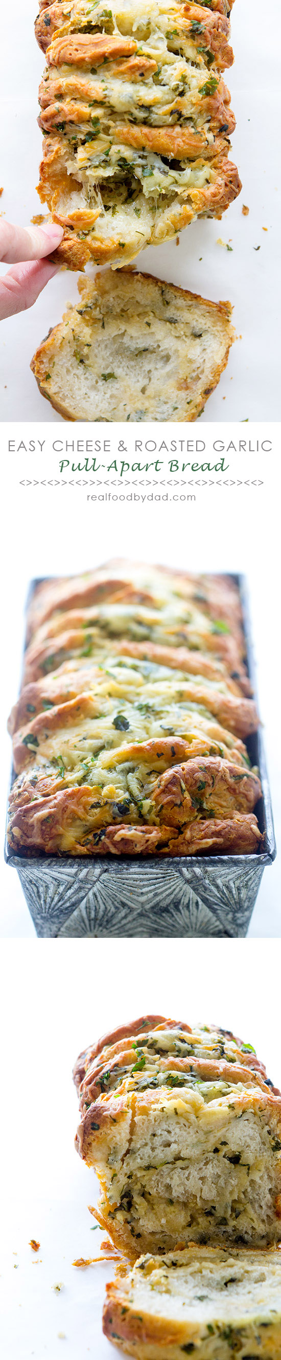 Easy Cheese and Garlic Pull-Apart Bread