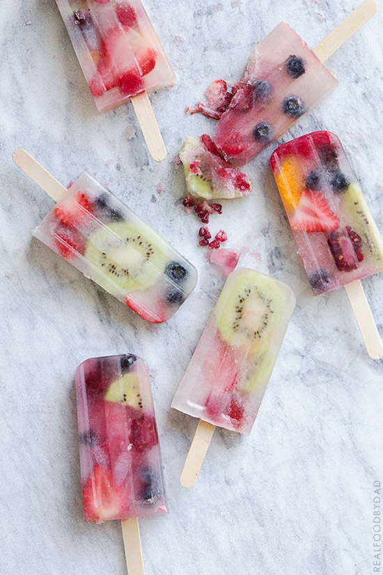 Fruit Pops via Real Food by Dad