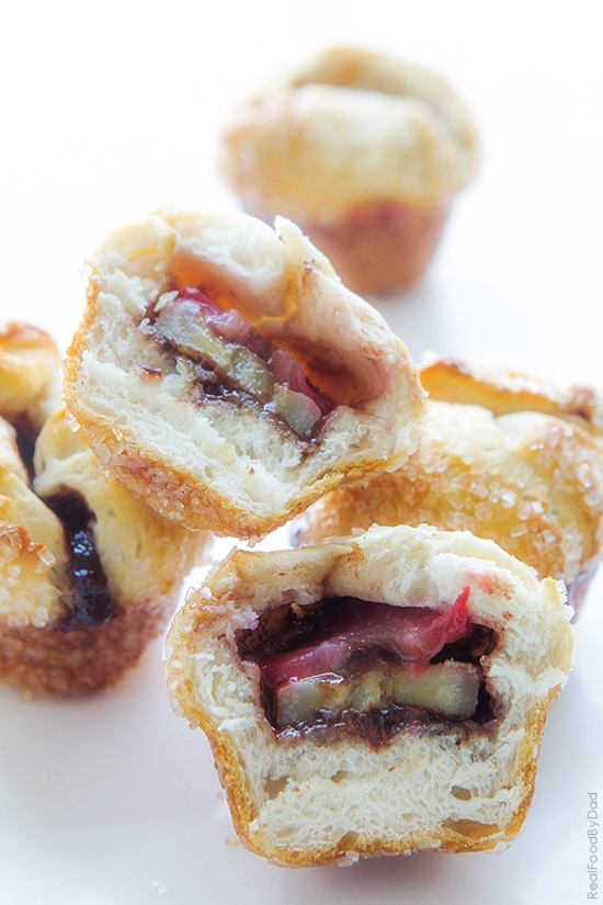 Strawberry Banana Nutella Bites via Real Food by Dad