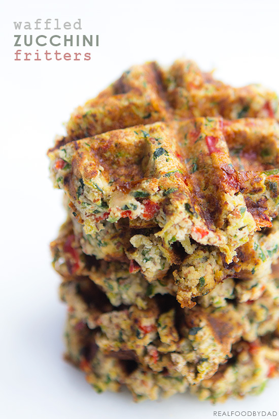 Waffled Zucchini Fritters | Real Food by Dad