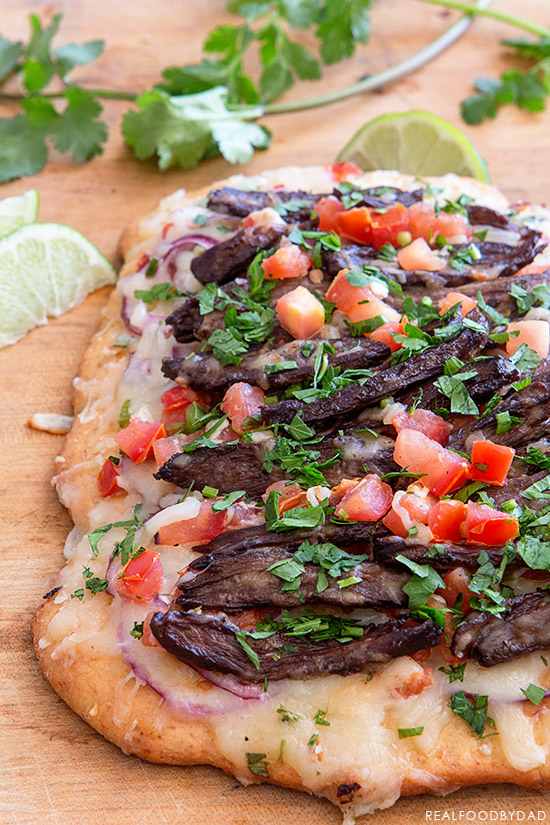 Carne Asada Pizza Real Food by Dad