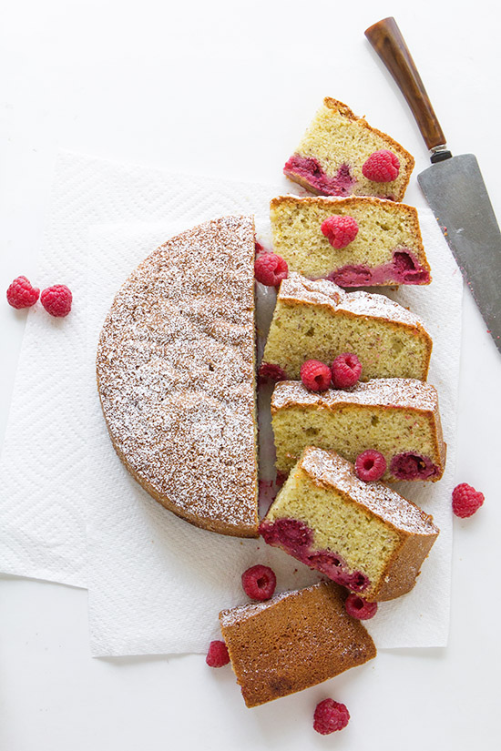 Raspberry and Almond Olive Oil Cake | Real Food by Dad
