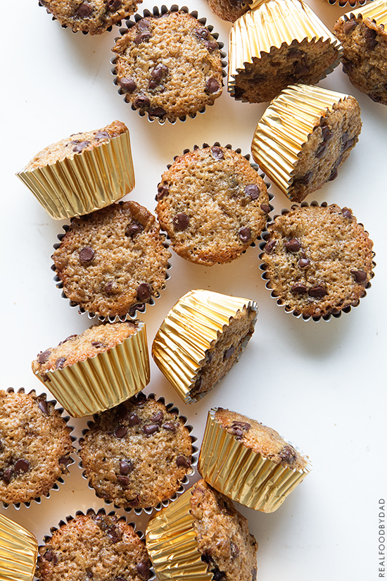 Chocolate Chip Banana Muffins _ Real Food by Dad