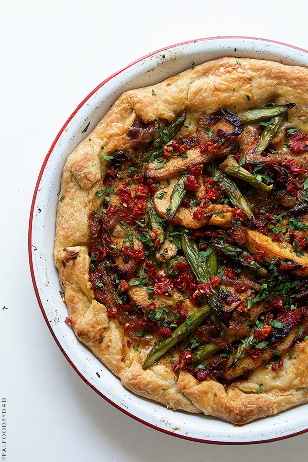 Grilled Chicken and Asparagus Tart _ Real Food by Dad