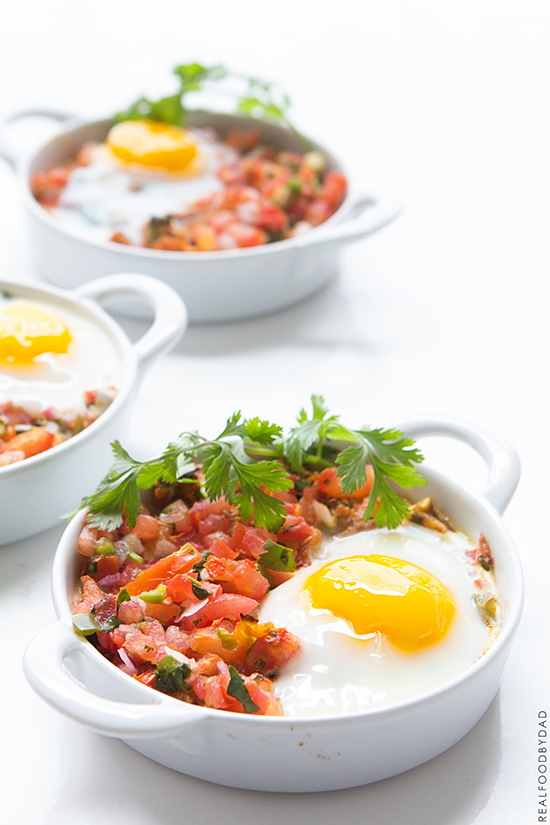 Shredded Chicken and Baked Eggs _ Real Food by Dad