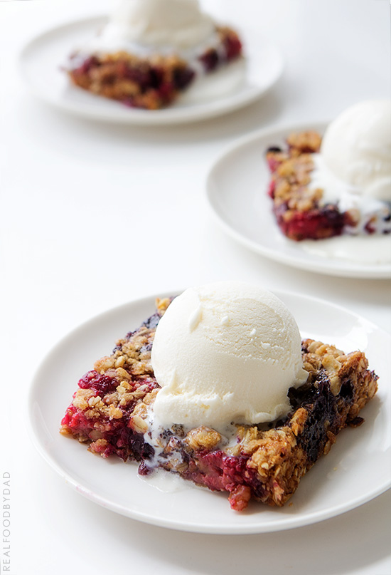 Mixed Berry Crumble Real Food by Dad