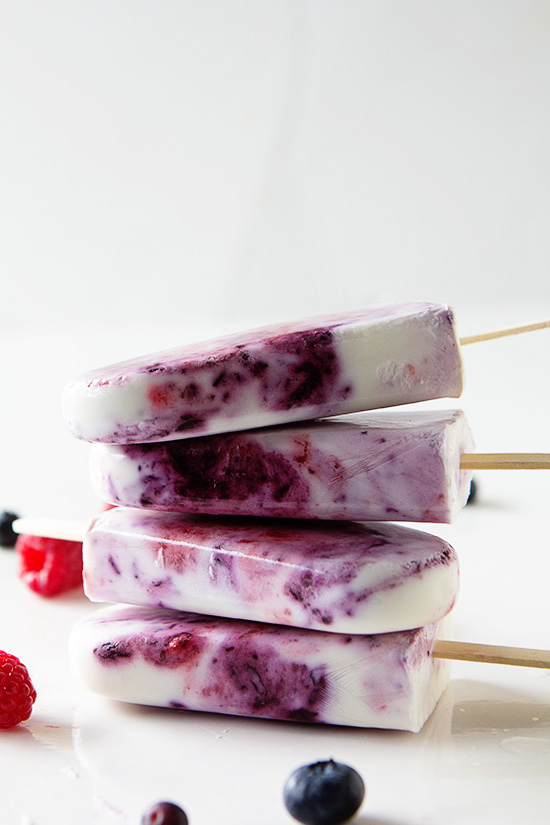 Mixed Berry Popsicles | Real Food by Dad