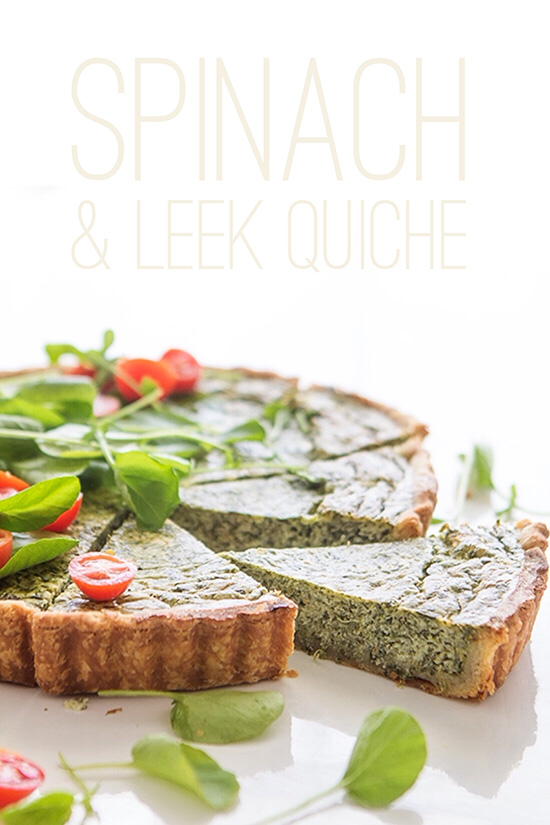 Spinach and Leek Quiche_Real Food by Dad