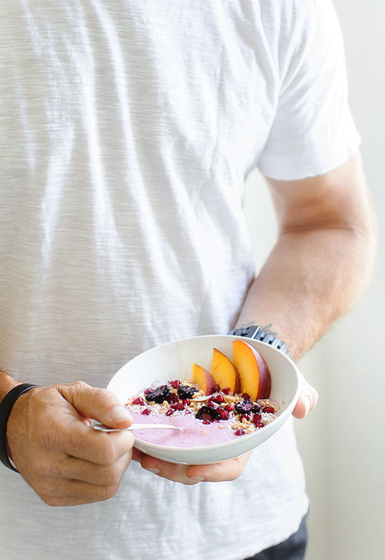 Summer Fruit Smoothie Bowl via Real Food by Dad