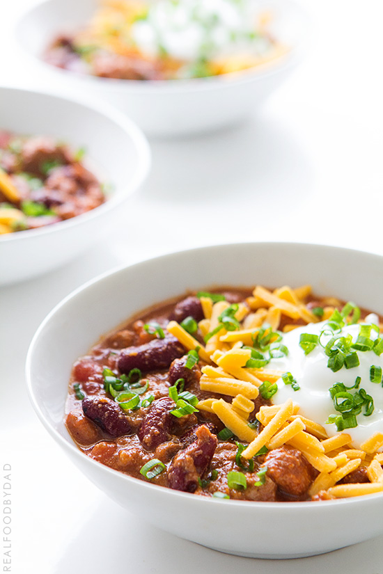 Slow Cooker Chili - Real Food by Dad