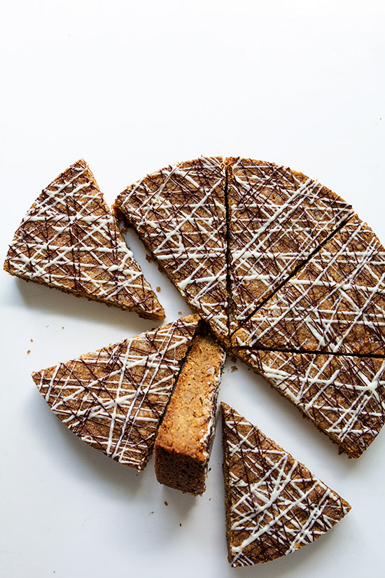 Pecan Coconut Shortbread Cookie via Bakersroyale