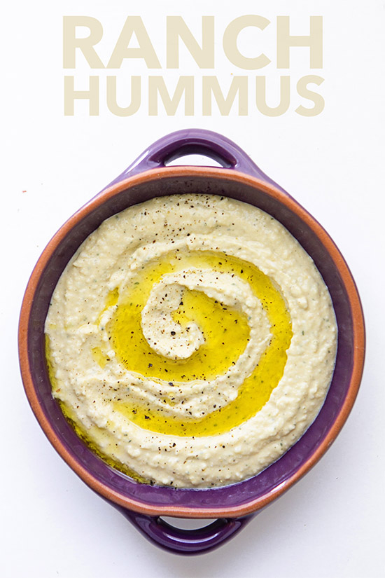 Ranch Hummus | Real Food by Dad