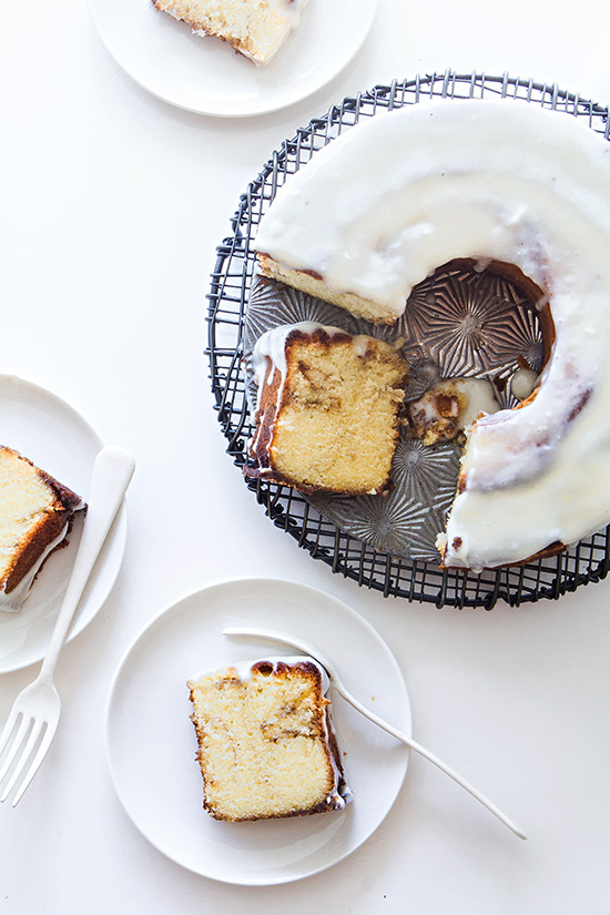 Cinnamon Roll Bundt Cake via Real Food by Dad