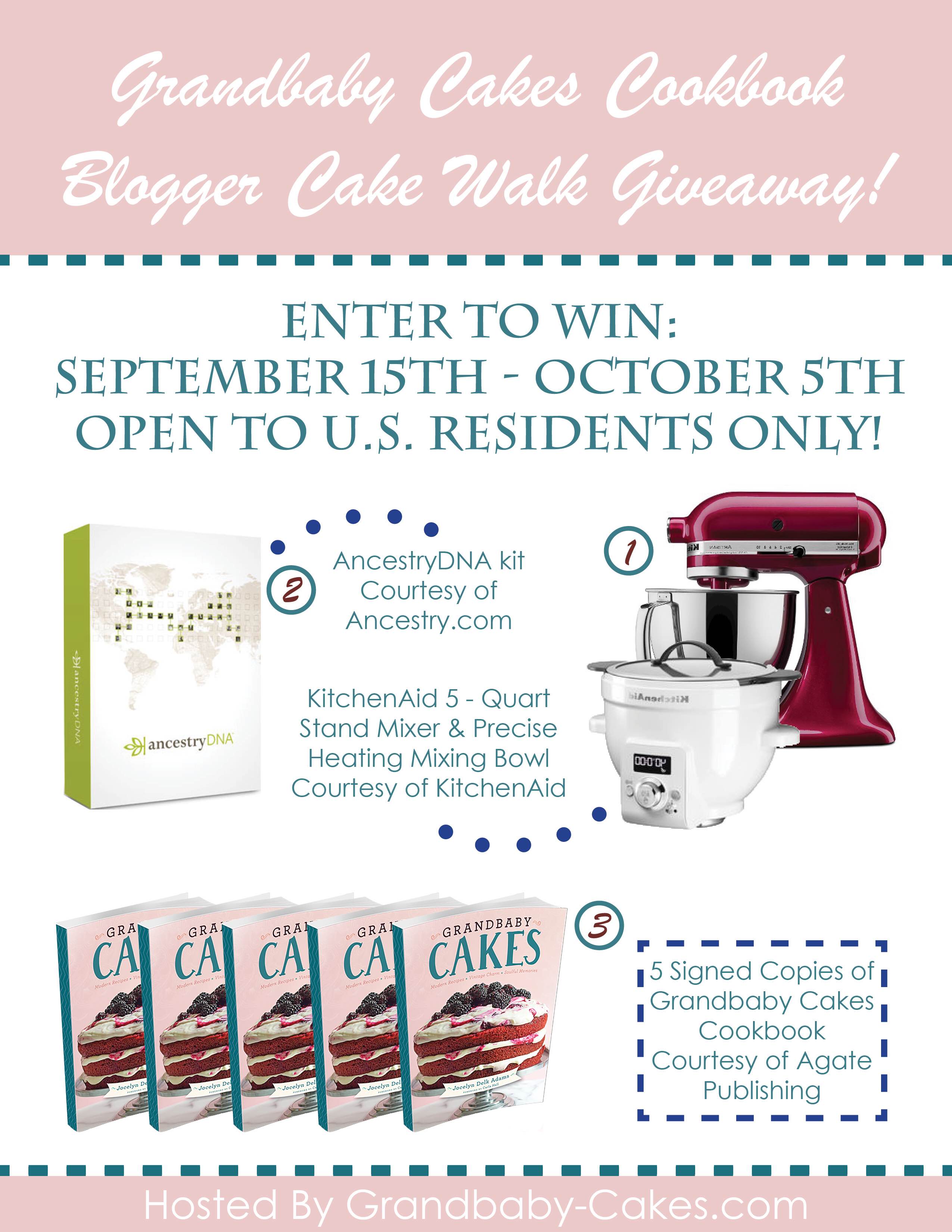 Grandbaby Cakes Cookbook Blogger Cake Walk Giveaway