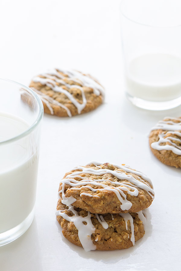 Iced Oatmeal Cookies