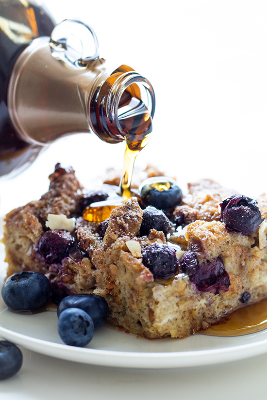 Blueberry Lemon French Toast Casserole | Real Food by Dad