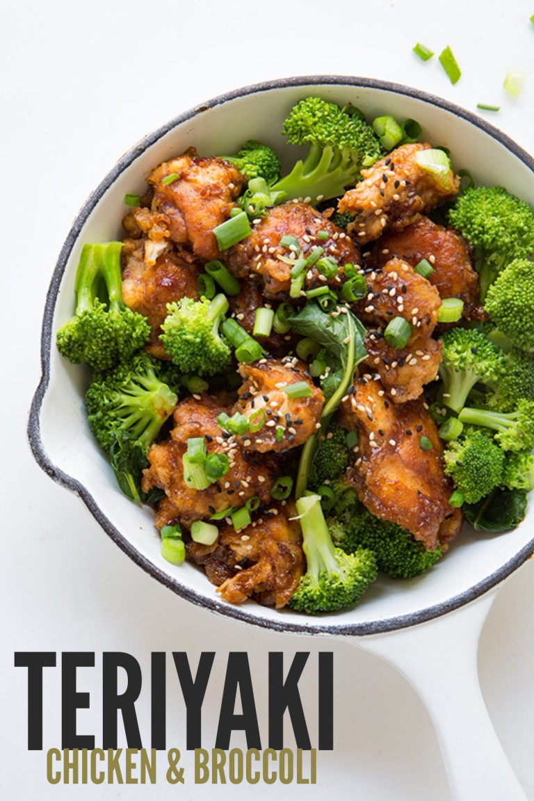 Teriyaki Chicken and Broccoli via Real Food by Dad