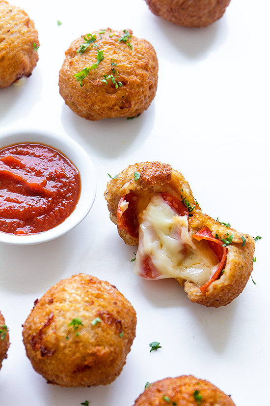 Pizza Bombs via Real Food by Dad
