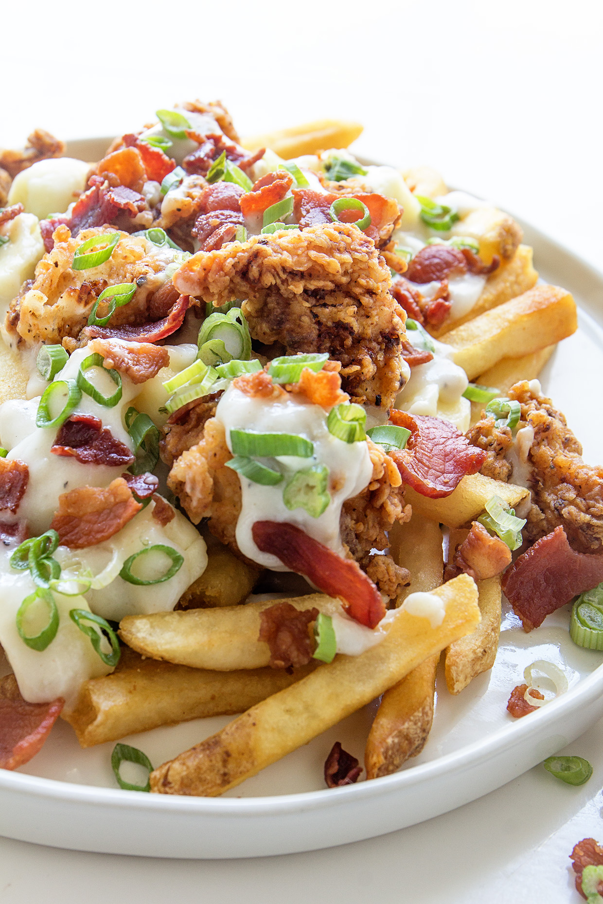 Fried Chicken and Gravy Poutine - Real Food by Dad