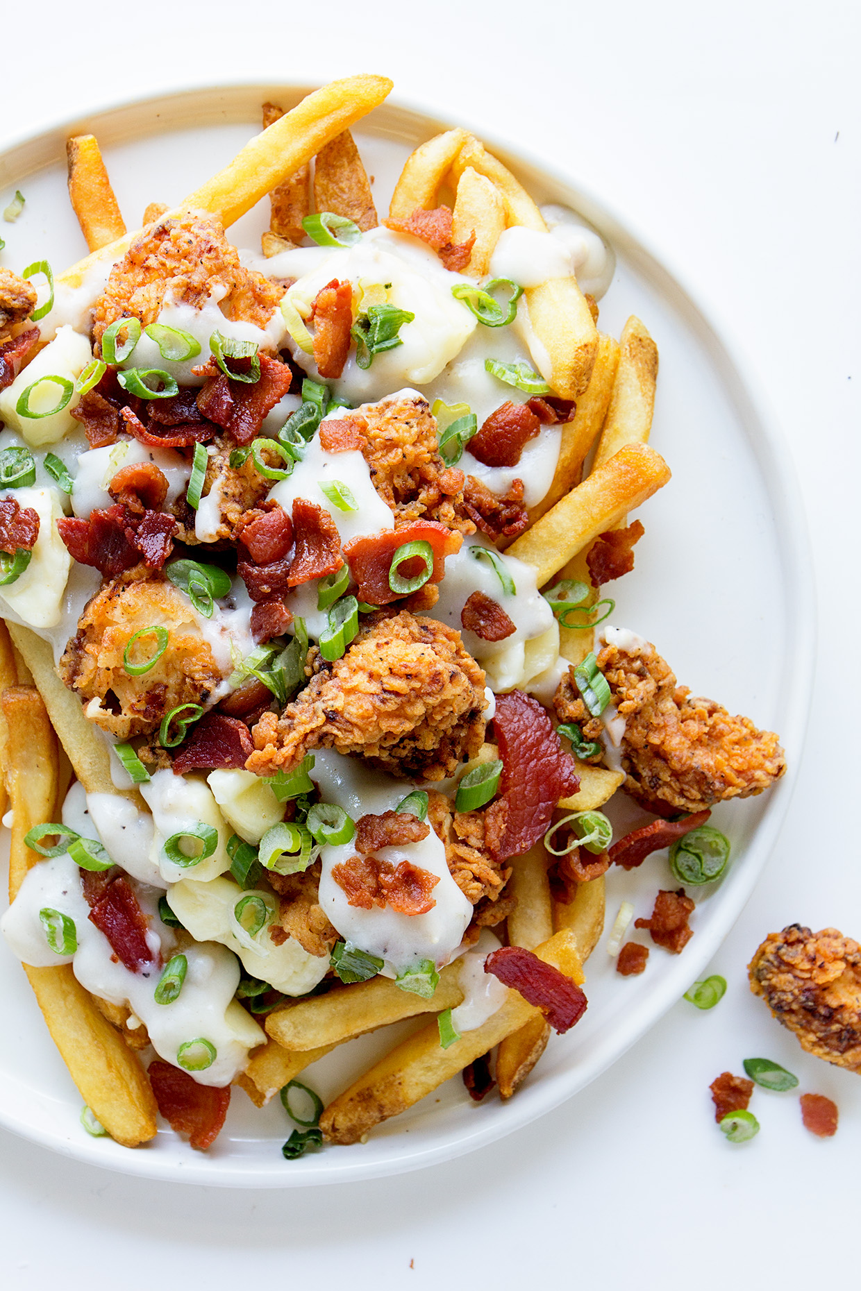 Fried Chicken and Gravy Poutine - Real Food by Dad