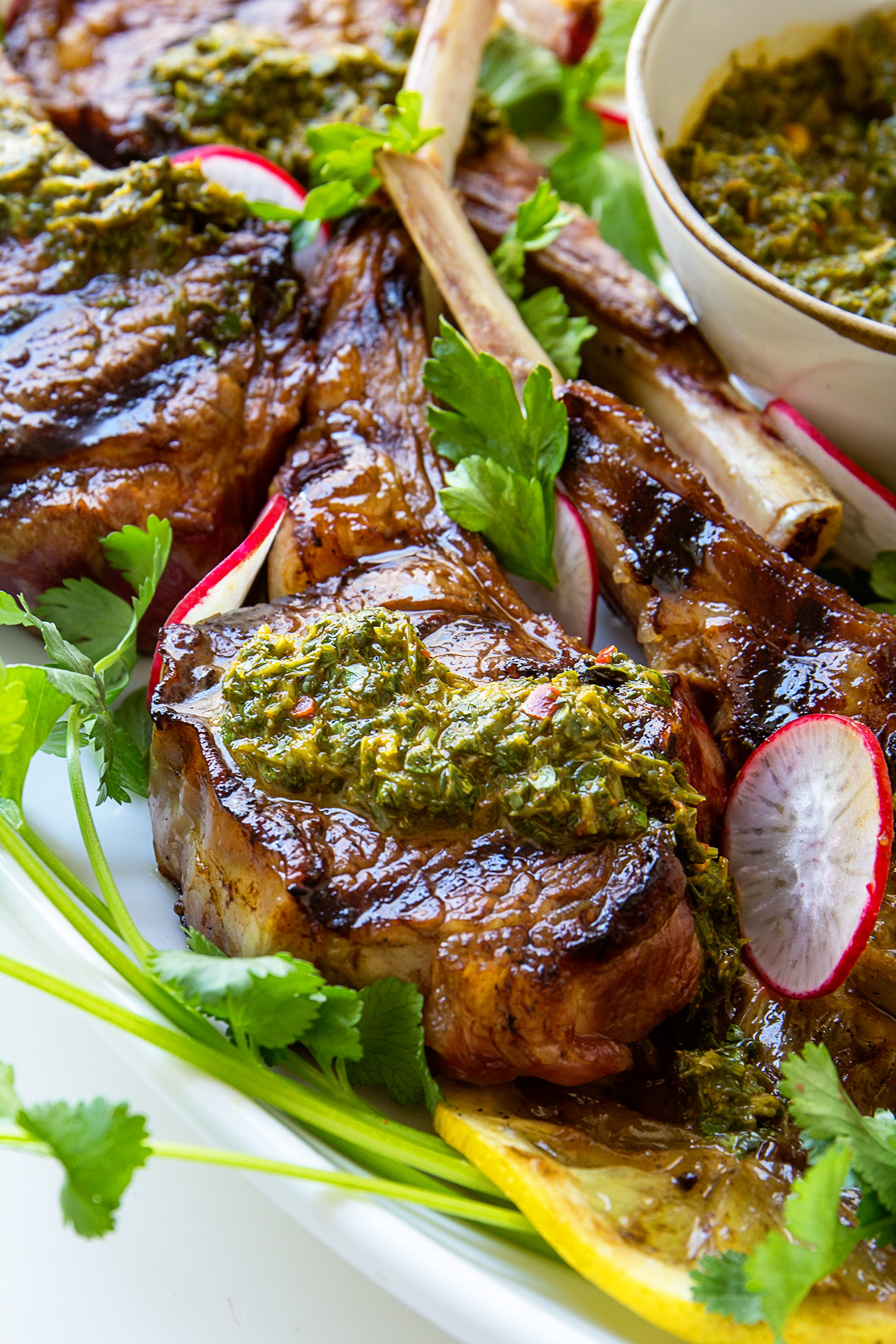 Grilled Lamb Chops - Dinner at the Zoo