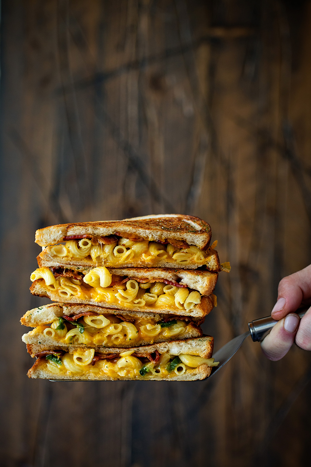 Everything Cheddar Tomato Bacon Grilled Cheese. - Half Baked Harvest