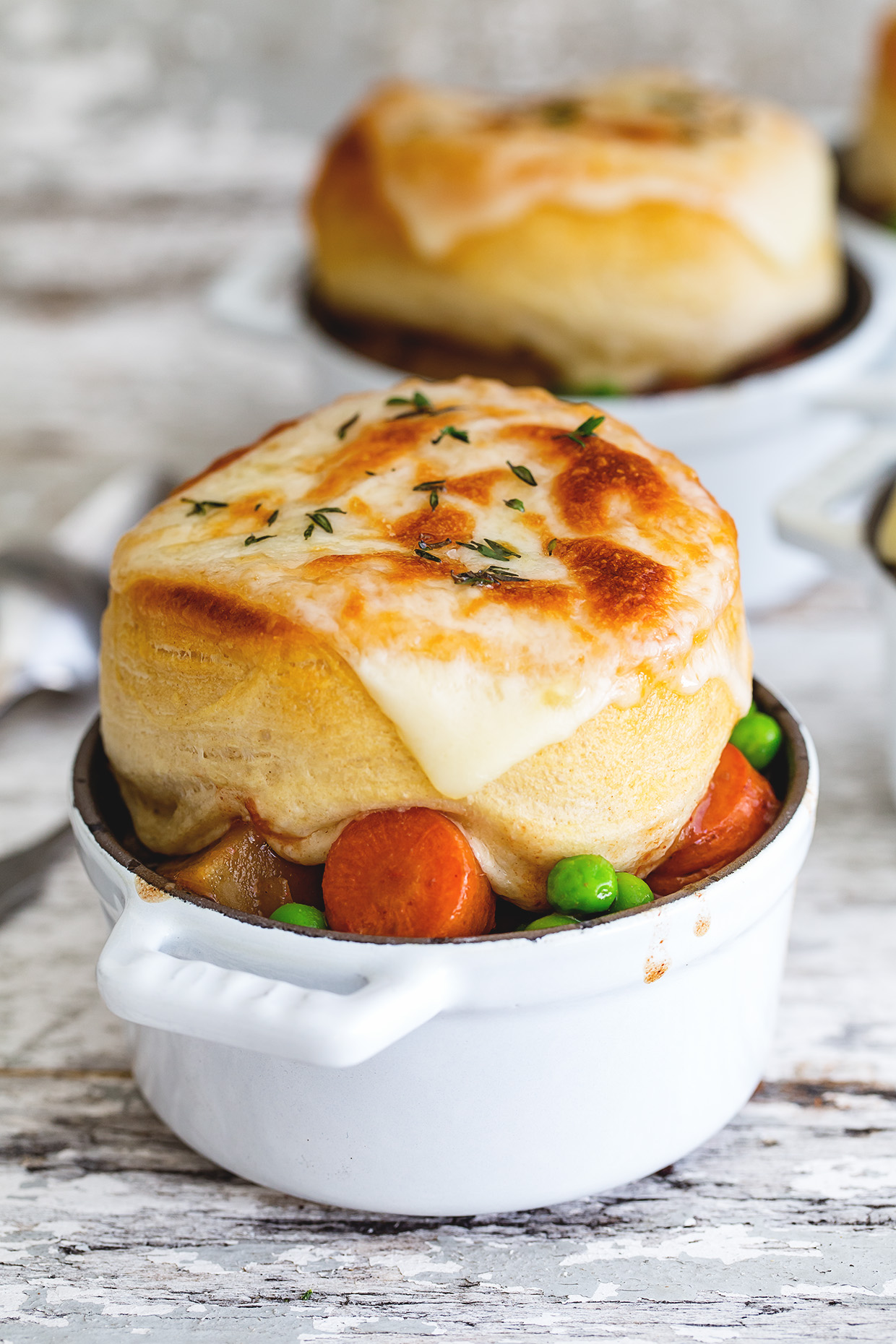 Beef Stew Pot Pies Recipe